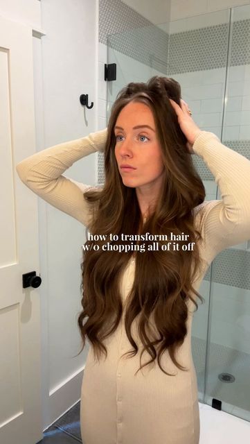 Monique on Instagram: "read this BEFORE chopping your hair off:👇🏼 . When I had severely damaged hair full of split ends & breakage (first video clip), most people told me the ONLY to repair it way was to chop it all off. It had taken me SO long to grow my hair out even a little bit so I did NOT want to cut a majority off. I knew there had to be some way to not cut everything while still getting rid of damage & promoting healthier hair + hair growth. . After a LOT of trial and error, I found THE routine that 100% transformed my hair. I never chopped all my hair off, yet completely transformed my damaged, broken, full of split ends hair into silky, strong, & healthy hair. What did I do? . I could make an entire series about this explaining in depth every step of what I did, so let me know How To Make Ends Of Hair Healthy, How To Repair Split Ends Damaged Hair, Hair Growth Before And After, How To Get Rid Of Split Ends, Split Ends Repair, Strong Healthy Hair, Growing Out Hair, Split Ends Hair, The Routine