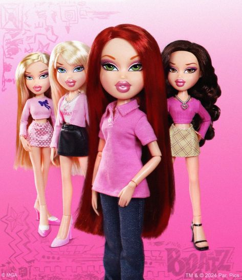 Mean Girls | The Plastics have gone literally, full-on plastic! 👄💕🚗 Limited edition #Bratz x #MeanGirls dolls are coming to bratz.com starting today!... | Instagram Bratz School, All Bratz Dolls, Spice Girls Dolls, New Barbie Dolls, Animation News, Las Bratz, Bratz Aesthetic, Bratz Doll Outfits, Nostalgia Art