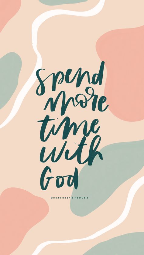 Spend More Time With God, More Time With God, Spending Time With God, Spirituality Quotes, Time With God, Positive Encouragement, My Energy, In Christ Alone, Biblical Quotes