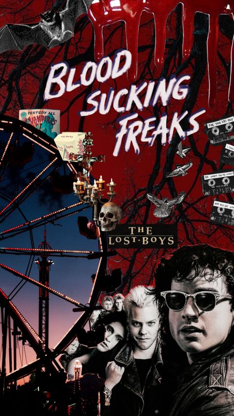 Lost Boys Wallpaper, Vampire Phone Wallpaper, The Lost Boys Wallpaper, Lost Boys Aesthetic, The Lost Boys Aesthetic, The Lost Boys, Lost Boys Movie, Fnaf Jumpscares, The Lost Boys 1987