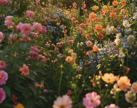 Wildflower Field Aesthetic, Wild Flowers Aesthetic, Flower Field Aesthetic, Wildflower Aesthetic, Wildflower Field, Nothing But Flowers, Flower Therapy, Nature Aesthetic, Flower Field