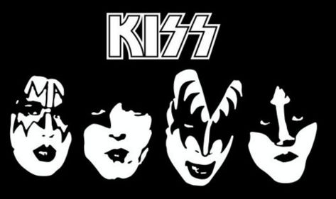 My ver first music purchase was Kiss Destroyer. In cassette form. Yes, this was before the CDs. Banda Kiss, Kiss Music, Kiss Logo, Rock Band Logos, Eric Carr, Kiss Army, Kiss Art, Screen Printed Tshirts, Record Art