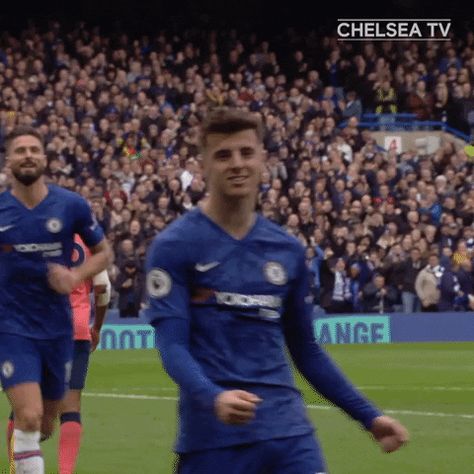 Mason Mount Celebration, Goal Celebration Football, Mount Chelsea, Chelsea Fc Wallpaper, Football Celebrations, Chelsea Fc Players, Manchester City Wallpaper, Goal Celebration, Club Chelsea