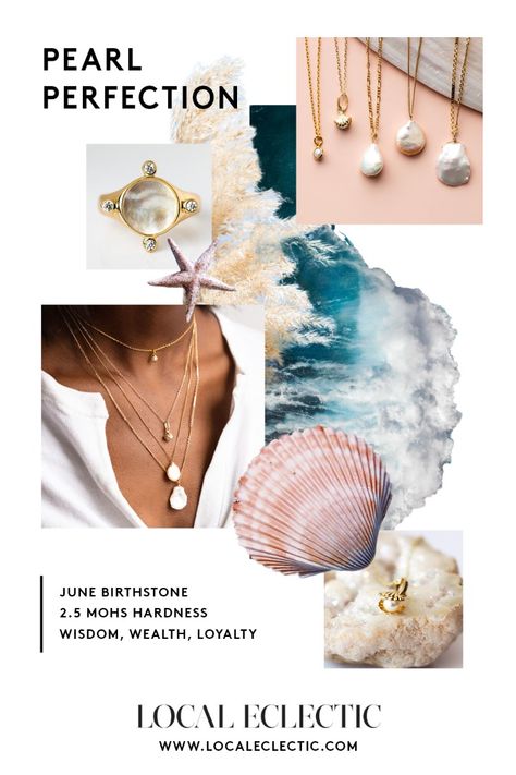 Mood Boards Jewellery Design, Jewellery Mood Board, Moodboard Jewelry, Jewelry Moodboard, Types Of Pearls, Jewelry Poster, Jewelry Mood Board, Kindergarten Design, Creative Visualization