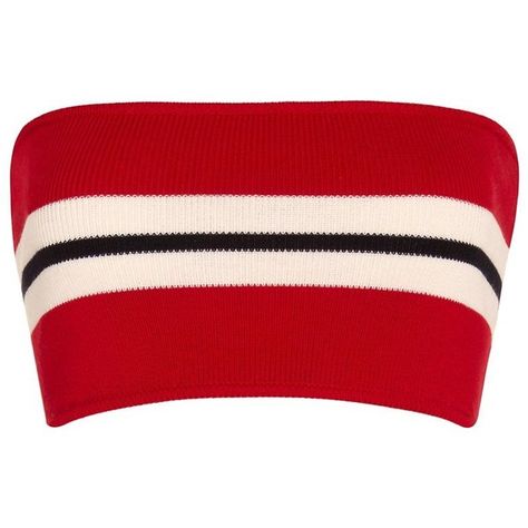 Etienne Deroeux Striped Bandeau Knit ($225) ❤ liked on Polyvore featuring tops, crop top, shirts, bralets, red, red striped top, bralette tops, bandeau crop top, red striped shirt and striped crop top Red Bandeau Top, Red Shirts, Red Stripes Top, Red Striped Shirt, Bralet Tops, Striped Shirts, Cropped Shirts, Bandeau Tops, Bandeau Crop Top