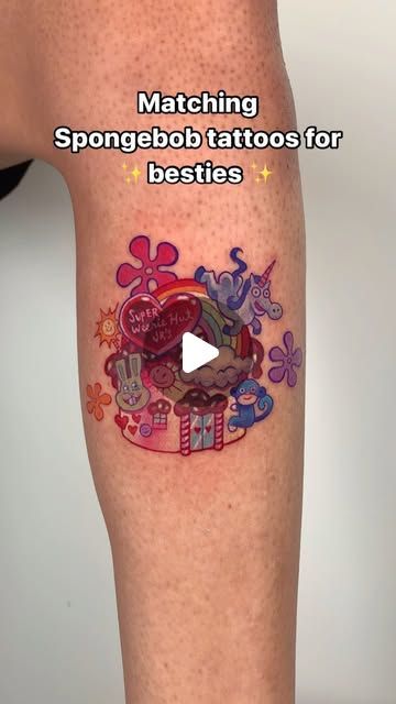 Spongebob Tattoo, Tattoos