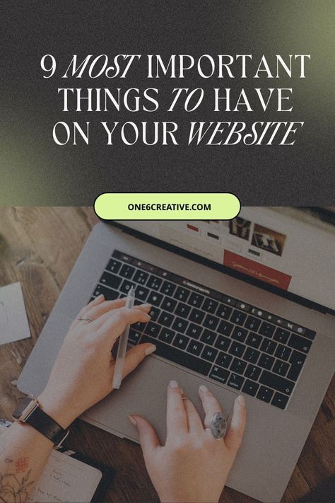 Are you trying to DIY a website and are wondering what to put on a small business website? Find my website checklist with website must-haves on the blog! Website Must Haves, Commercial Website Design, Consulting Website Design Inspiration, Happiness Coaching, Creative Website Design Inspiration, Shopify Tips, Web Design Creative, Diy Website Design, Website Checklist