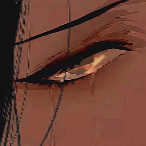 Serious Eyes Anime, Anime Angry Eyes, Cold Eyes Anime, Sharp Anime Eyes, Anime Tears Reference Drawing, Eyes Crying Reference, Closed Anime Eyes, Negative Emotions Pfp Anime, Tired Eyes Reference