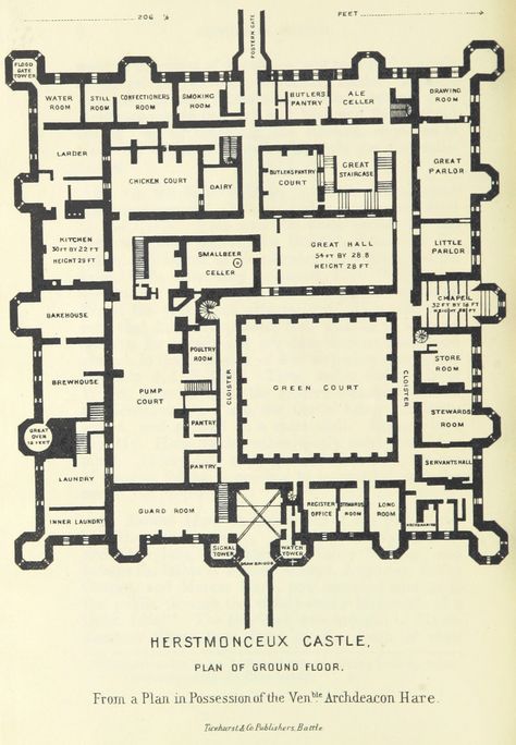 Castle Floor Plans, Medieval Castle Layout, Castle Layout, Bloxburg Rooms, Castle Floor Plan, Vampire Castle, Castle Plans, English Architecture, Minecraft Interior Design