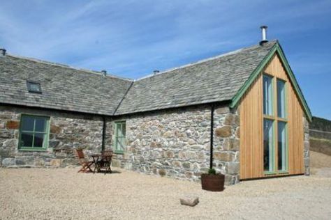 The Grain Store, Tomintoul, Argyll, Cairngorms National Park (Sleeps 1-5), Scotland. Self Catering Holiday Accommodation. Travel. Explore. Sunroom Interior, The Glenlivet, Cottages Scotland, Scottish Cottages, Scottish Holidays, Grain Store, Outside Seating Area, Canopy And Stars, Cairngorms National Park