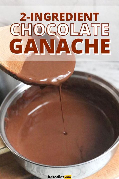 2-Ingredient Keto Chocolate Ganache Keto Chocolate Ganache, Patty Recipe, Chocolate Ganache Recipe, Chocolate Ganache Cake, Free Keto Meal Plan, Peppermint Patty, Ganache Recipe, Low Carb Low Sugar, Best Low Carb Recipes