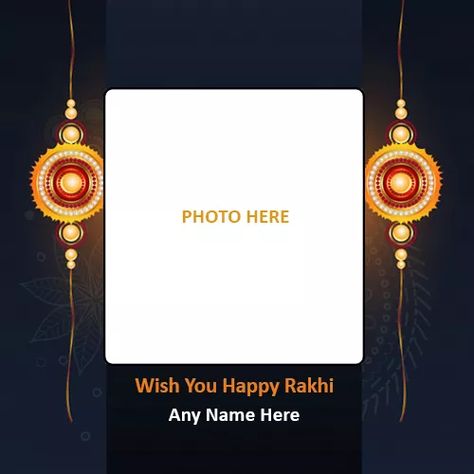 Gift your sister in a unique way by wishing her happy rakhi from this wonderful online portal of Happy rakhi 2020 photo frame editor with name. Rakhi is very Holly festival for Indian brothers and sisters because of its importance and on this day brother promise his sister that he will look after her.  #rakshabandhan #rakshabandhan2020 #rakshabandhan2020k #2020rakshabandhan #makephotoframes #rakshabandhanphotoframes #happyrakshabandhan #happyrakshabandhan2020 #2020happyrakshabandhan Rakhi Photos, Rakha Bandhan, Rakhi Images, Marriage Anniversary Cards, Raksha Bandhan Photos, Happy Raksha Bandhan Wishes, Happy Raksha Bandhan Images, Raksha Bandhan Rakhi, Raksha Bandhan Greetings