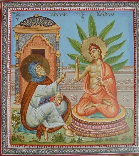 From the life of saints Varlaam and Joasaf. Church Calendar, Orthodox Iconography, Orthodox Saints, Orthodox Art, Christian History, Greek Orthodox Church, Orthodox Christian Icons, Paint Icon, Orthodox Cross