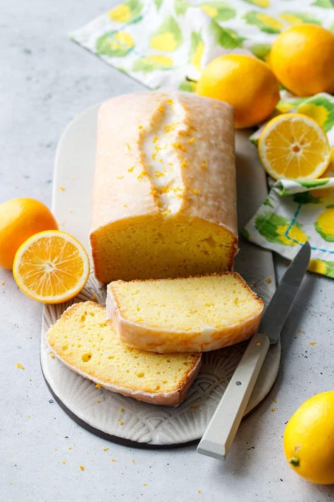 Meyer Lemon Olive Oil Loaf Cake Recipe Olive Oil Loaf Cake, Oil Cake Recipe, Olive Oil Cake Recipe, Lemon Loaf Recipe, Lemon Olive Oil Cake, Simple Cakes, Lemon Loaf Cake, Lemon Pound Cake Recipe, Loaf Cake Recipes