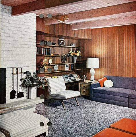 Mcm Living Room, 1950s Home Decor, Furnitur Ruang Keluarga, Mid Century Interior, Retro Living Rooms, Mid Century Living, Mid Century Living Room, Casa Vintage, Mid Century Modern Living