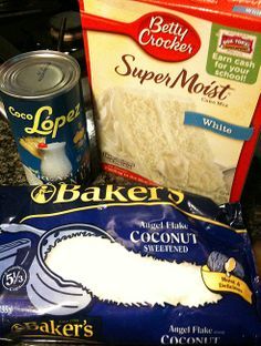 Easy Coconut Cake, Coconut Sheet Cakes, Cake Coconut, Coconut Cake Recipe, Coconut Desserts, Dessert Simple, Coconut Recipes, Cake Mix Recipes, Köstliche Desserts