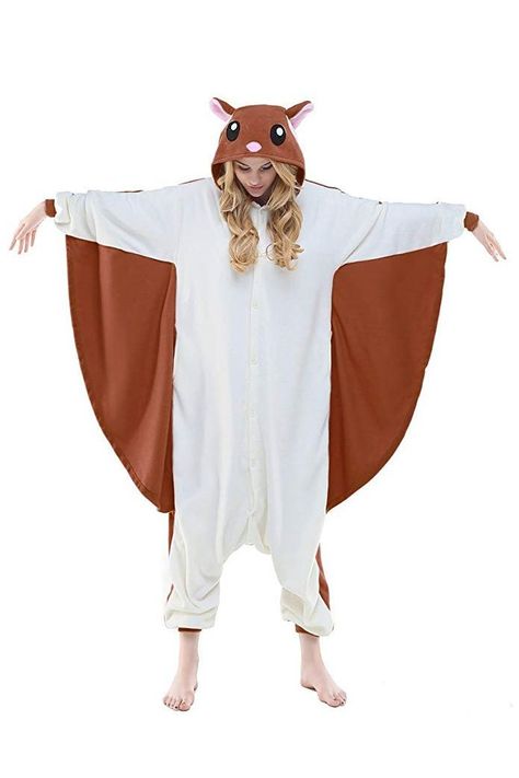 10 Best Onesies for Women - Cute Onesie Pajamas for Adults Onesies For Women, Adult Onesie Pajamas, Costume Carnaval, Pajama Costume, Onesie Costumes, Animal Onesie, Animal Pajamas, Halloween Onesie, Flying Squirrel