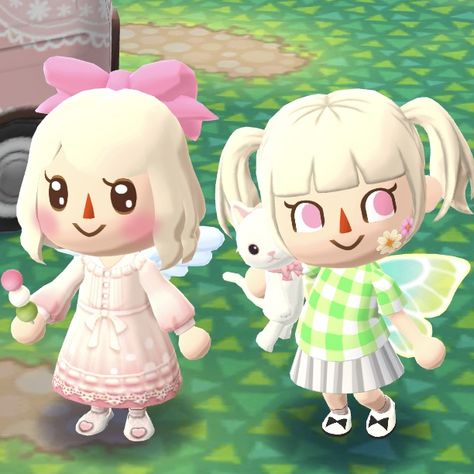 Motif Acnl, Pp Couple, Animal Crossing Characters, Cute Kawaii Animals, Animal Crossing Pocket Camp, Animal Crossing Game, Cute Games, Kawaii Animals, Green Aesthetic