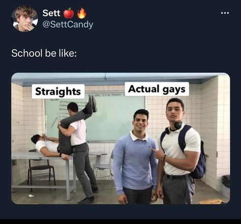 LGBT Memes To Hold You Over Until Pride Season Lgbtq Quotes Funny, Pride Memes Funny, Lgbtq+ Memes Funny, Funny Gay Humor, Lgbtq Humor, Funny Gay Memes, Queer Humor, Bi Memes, Gay Meme