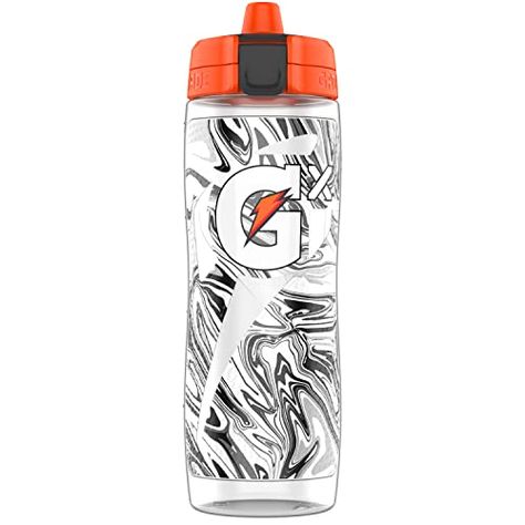 Gatorade Gx, Marble Black, 30 Oz White Gatorade, Gatorade Water Bottle, Foldable Water Bottle, Collapsible Water Bottle, Vacuum Insulated Water Bottle, Travel Water Bottle, Blender Bottle, Reusable Water Bottles, Squeeze Bottles