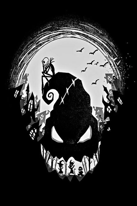 Nightmare Before Christmas Drawings, Nightmare Before Christmas Tattoo, Nightmare Before Christmas Wallpaper, Christmas Tattoo, Tim Burton Art, Images Disney, Halloween Wallpaper Iphone, Oogie Boogie, The Nightmare Before Christmas