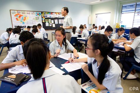 Why is Singapore's school system so successful, and is it a model for the West? Singapore School, Elementary Activities, Teacher Technology, Education Organization, Education Motivation, Education Quotes For Teachers, High School Math, Education Kindergarten, Math Videos