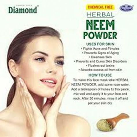 Find many great new & used options and get the best deals for DIAMOND HERBAL NEEM POWDER FOR FACE AND HAIR 150 GRAM FREE SHIPPING at the best online prices at eBay! Free shipping for many products! Neem Powder For Face, Powder For Face, Red Moles, Neem Powder, Liver Diet, Boyfriend Crafts, How To Get Rid Of Pimples, Mango Recipes, Skin Cleanse