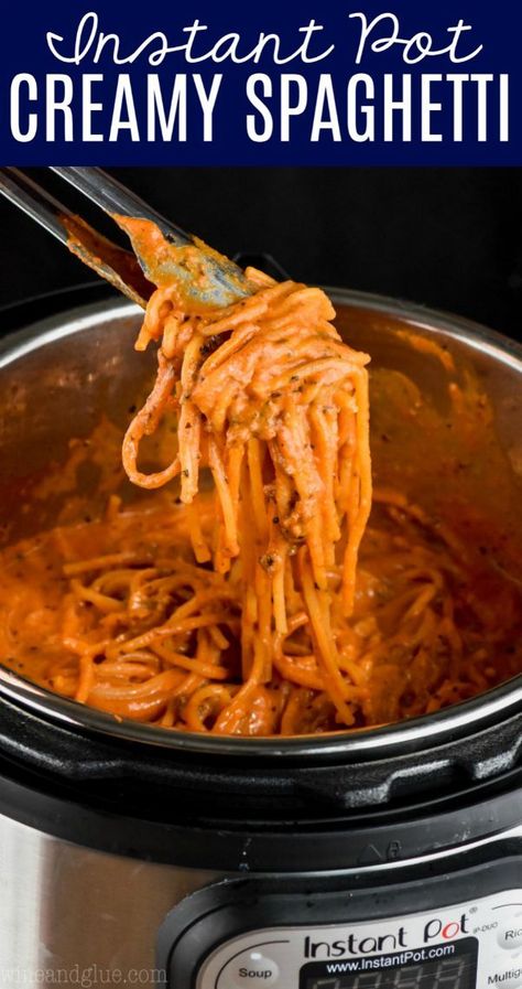 Instant Pot Speggetti, Instant Pot Speggetti And Meatballs, Spaghetti Instapot, Instant Pot Linguine, Spaghetti Instant Pot, Instant Pot Ideas, Instant Pot Spaghetti And Meatballs, Pressure Cooker Spaghetti, Instant Pot Spaghetti Recipe