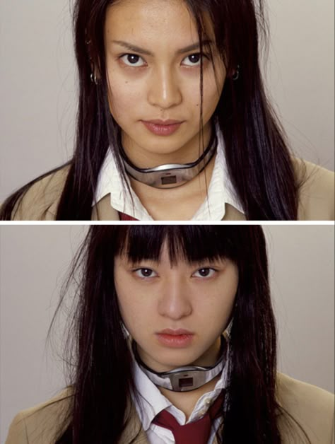 Chiaki Kuriyama Battle Royale, Chiaki Kuriyama, Japanese Movies, Battle Royal, Aesthetic Japan, Art Films, Cinematic Photography, Battle Royale, Film Aesthetic