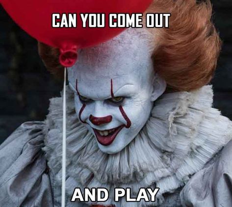 It The Clown, Clown Meme, It Memes, Good Night Sleep Well, It Clown, Jokes Photos, Clown Halloween, Superhero Memes, Pennywise The Clown