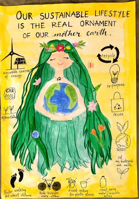 Save Environment , sustainable lifestyle Sustainable Development Poster Sustainability, Save Earth Poster, Save Environment Poster Drawing, Save Environment Posters, Environmental Art Projects, Save Earth Posters, World Environment Day Posters, Save Earth Drawing, Sustainable Development Projects