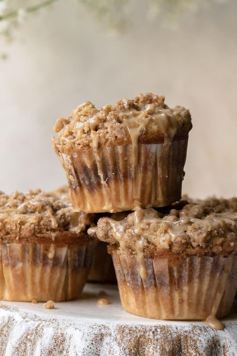 Dirty Chai Latte Muffins - Fresh Bean Bakery Chai Coffee Cake Muffins, Chai Muffins Recipe, Chai Muffin Recipes, Vegan Bakery Style Muffins, Fall Bakery Recipes, Muffin Recipes Bakery Style, Vanilla Chai Muffins, Chai Baked Goods, Fresh Bean Bakery