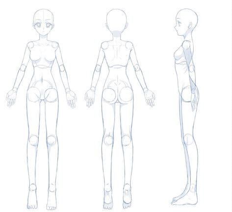 Body Figure Template, 3d Reference Sheet, Vtuber Pose Reference, Anatomy Turnaround, Anime Turnaround, Full Body Tutorial Drawing, Vtuber Models Ideas, Ref Sheet Poses, Vtuber Body Base