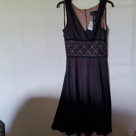 Connected Apparel Grate Gatsby, Black And Tan Dress, Tan Dress, Tan Dresses, Dress With Lace, Halter Formal Dress, Gatsby, Black And Tan, Sleeveless Formal Dress