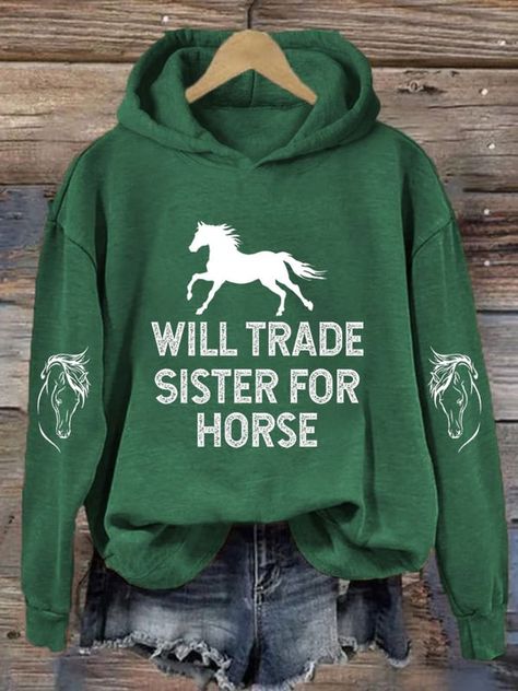 Horse Heartbeat, Horse Silhouette, Hoodie Green, Cow Girl, Horse Print, Electronic Devices, Just A Girl, Fabric Names, Horse Lover