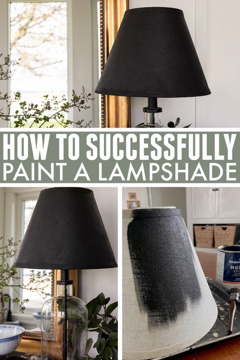 What do you do if you have a lampshade that is just the right shape and size but not quite the right color? Do you throw it out? No! You paint it! Here's how to paint a lampshade. How To Redo A Lamp Shade Diy, Decorate Lampshade Diy, Decorating A Lamp Shade, Diy Lamp Shade Paint, How To Paint Lampshades, Painting A Lampshade Diy, Painting Lampshades Ideas Diy Projects, How To Paint A Lampshade, How To Paint A Lamp Shade