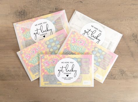 Lottery Ticket Wedding Favor, Lottery Ticket Gift, Lotto Tickets, Scratch Off Tickets, Bulk Wedding Favors, Lottery Ticket, Stickers Wedding, Wedding Favor Stickers, Etsy Wedding Favors