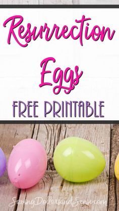 Ressurection Eggs, Simple Homemade Gifts, Easter Story Eggs, Resurrection Eggs, Family Projects, Easter Printables Free, Easter Story, Printables Free Kids, Egg Crafts