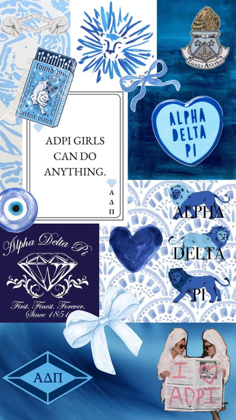 Alpha Delta Pi, Alpha Delta, Use Case, Do Anything, Sorority, Perfect Match, Collage, Wall