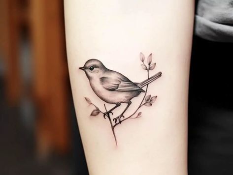 Robin Tattoos, Bird Outline Tattoo, Robin Bird Tattoos, Forget Me Not Tattoo, Robin Tattoo, Small Bird Tattoos, Flying Tattoo, Watercolor Tattoo Flower, Circle Tattoo