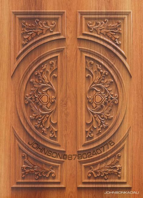 Double Door Design Entrance, Wooden Double Door Design, Wooden Double Front Doors, Wooden Double Door, Door Design Entrance, New Door Design, Main Door Design Photos, Front Building Design, Wood Front Entry Doors