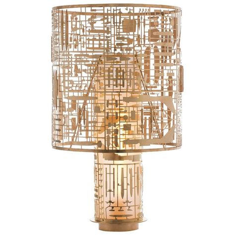 Neo Art Deco, Laser Cut Lamps, Table Lamps Living Room, Table Lamp Design, Diy Desk, Brass Table Lamps, Luminaire Design, Vintage Table Lamp, Lamps Ceiling