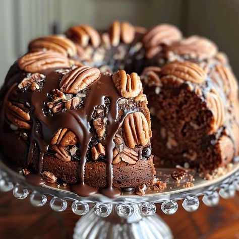 Chocolate Pecan Pound Cake, German Chocolate Pecan Pound Cake, Pepperoni Pizza Puffs, Pecan Pound Cake, Sour Cream Substitute, Salted Caramel Frosting, Fudge Pie, Grilled Teriyaki Chicken, Puff Recipe