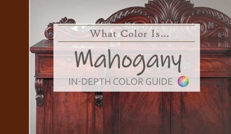 What Color is Mahogany? A True Game-Changer for Your Home Decor - KnockOffDecor.com Mahogany Wood Color Scheme, Mahogany Colour Palette, Mahogany Decor, Wall Colours For Mahogany Furniture, Paint Colors That Go With Mahogany Wood, Colors That Go With Mahogany Wood, Mahogany Trim Living Room, Mahogany Furniture Color Schemes, Wall Color For Mahogany Furniture