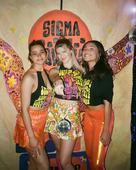 bid day theme - sigma powers (70s) Bid Day Themes, Bid Day