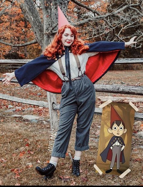 Wirt Y Greg Costume, Otgw Costume, Halloween Costumes Cottagecore, Green Cosplay, Over The Garden Wall Trunk Or Treat, Wirt Costume Diy, Halloween Costume Wirt, Wirt Costume, Wirt And Greg Otgw Costume