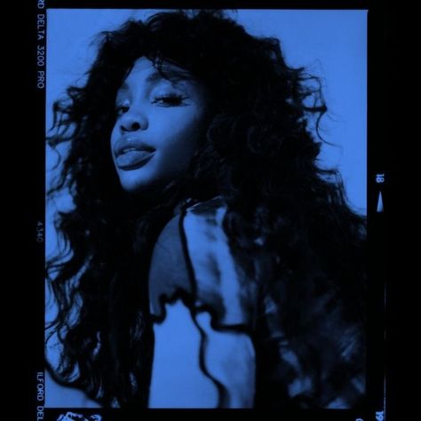 R&b Aesthetic, Sza Singer, Celebrity Aesthetic, Ghost In The Machine, Iconic Album Covers, Body Picture, Aesthetic Blue, Black Cartoon, Music Aesthetic