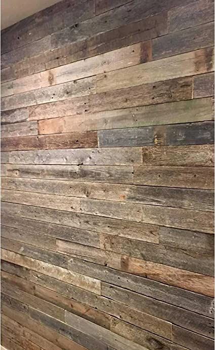 Wooden Accent Wall, Wood Plank Walls, Wall Paneling Diy, Wall Planks, Barnwood Wall, Barn Wood Crafts, Old Barn Wood, Plank Walls, Rustic Wood Walls