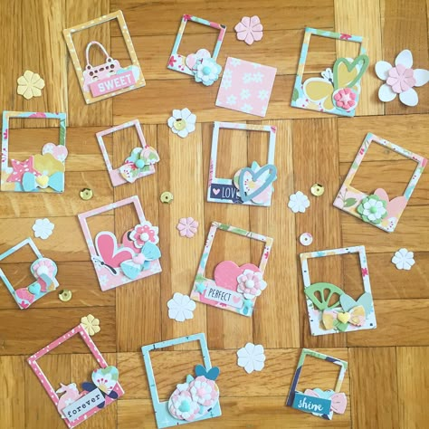 Diy Embellishments, Scrapbook Embellishments Diy, Embellishment Diy, Card Embellishments, Candy Cards, Album Scrapbooking, Mini Scrapbook, Baby Scrapbook, Scrapbooking Embellishments