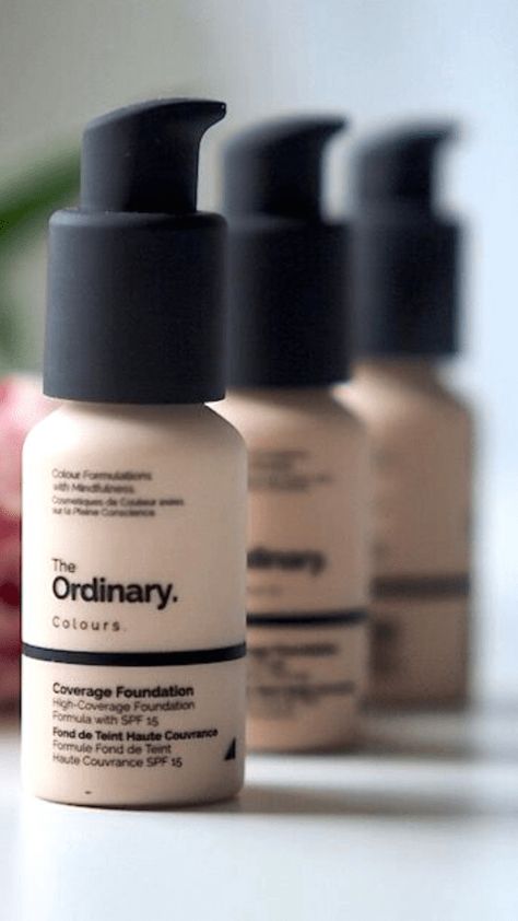 Ordinary Foundation, The Ordinary Foundation, Full Coverage Drugstore Foundation, Ordinary Makeup, Good Makeup, Double Wear Foundation, Normal Skin Type, Drugstore Foundation, Elf Makeup